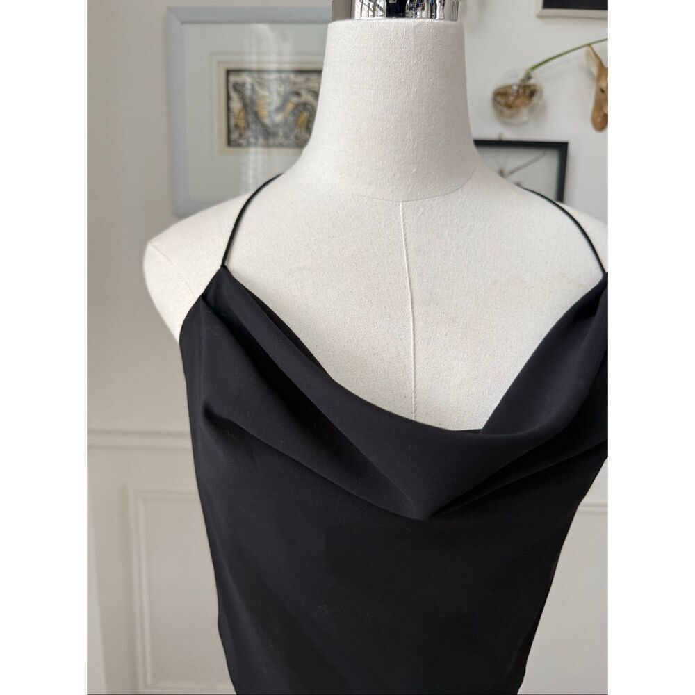 NWT Capulet Jayden Halter Neck Cami Open Back Handkerchief Black S - Picture 8 of 11